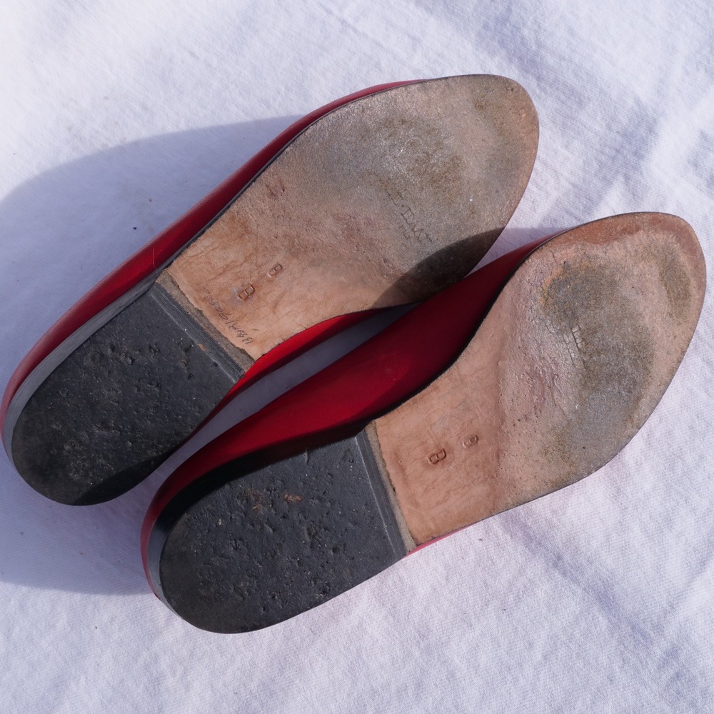 90s Cole Haan made in Italy red leather flats - Picture 3 of 7
